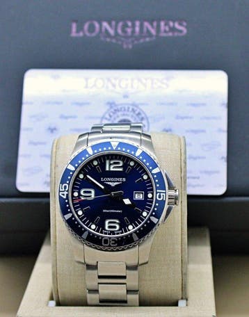 Longines - Hydroconquest - L3.640.4 Swiss Blue Dial Watch
