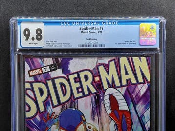 Spider-Man - Spider-Man #7 (Third printing) - 1 Graded comic, Nieuw