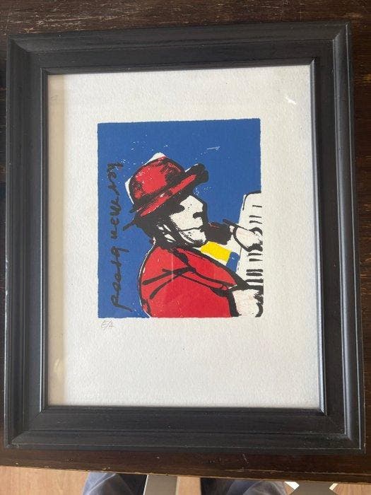 Herman Brood (1946-2001) - Piano man, Antiek en Kunst, Kunst | Designobjecten