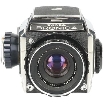 Tweedehands Zenza Bronica S2 met Nikkor P 75mm f/2.8 CM5648, Ophalen of Verzenden