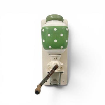 Trosser - Koffiemolen - Hout, Metaal, Glas, Aardewerk - Wand