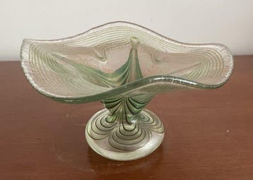 Erwin Eisch - Vaas - Glas - Studio glazen object of v