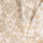 BA109 - Raro Damastweefsel Italiaans – ivoor en goud -