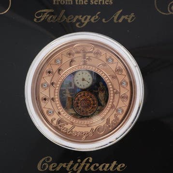 Niue. 1 Dollar 2023 - Pocket Watch - Fabergé Art 1 Oz