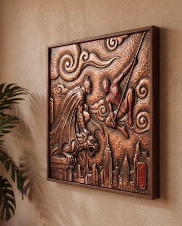 MEDSAN - Copper Relief Batman & Spider-Man