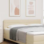 vidaXL Hoofdbord Crème 180 cm Stof, Huis en Inrichting, Verzenden, Nieuw