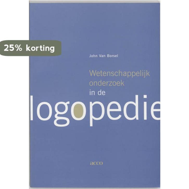 Wetenschappelijk onderzoek in de logopedie 9789033453953, Boeken, Wetenschap, Zo goed als nieuw, Verzenden