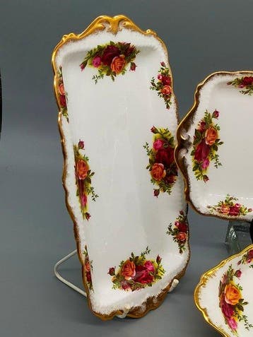 Eetservies - Royal Albert Old Country Roses 4-tlg