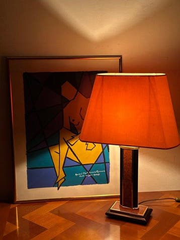 Robert De Schuyteneer - Lamp - vintage tafellamp - Hout