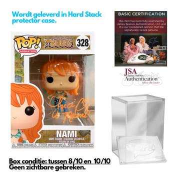 Signed Funko Pop One Piece  Nami 328 Signed Luci Christiani, Verzenden