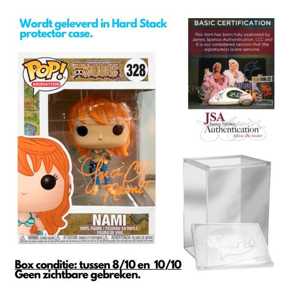 Signed Funko Pop One Piece  Nami 328 Signed Luci Christiani, CD & DVD, DVD | Films d'animation & Dessins animés, Envoi