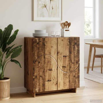 vidaXL Dressoir Oud hout 67 x 34,5 x 75 cm Bewerkt hout, Verzenden