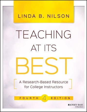 Teaching At Its Best 4th Edition 9781119096320, Verzenden, Linda B. Nilson