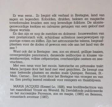 Bretagne land van de zee 9789061525684 Jacques, Boeken, Verzenden, Gelezen, Jacques