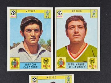 1970 Panini Mexico 70 World Cup, - Mexico: Calderon,