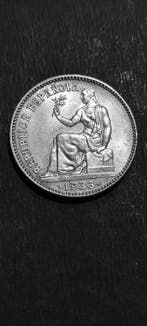 Spanje. II República Española. 1 Peseta 1933 *3*4 (Zonder