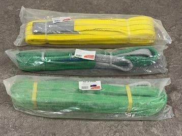 Veiling - Solid hijsbanden diverse set 3-delig, Doe-het-zelf en Bouw, Nieuw