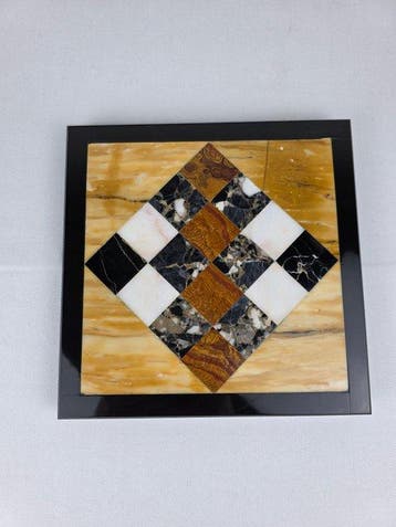 Decoratief dienblad - Italië - Veelkleurig marmer