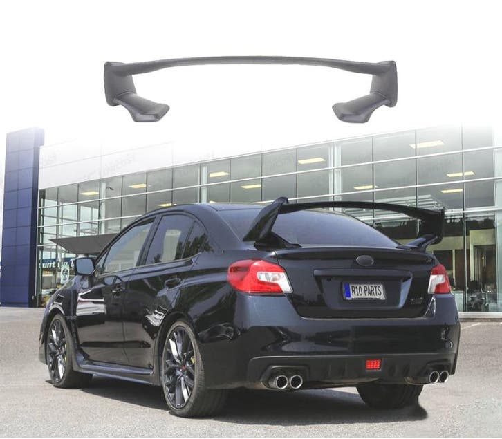 AILERON SPOILER SUBARU IMPREZA 12-18 LOOK STI FIBRE, Auto-onderdelen, Carrosserie, Verzenden