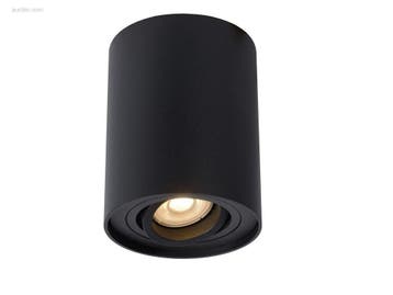 (20x) GU10 Opbouwspot Armatuur zwart kantelbaar..., Nieuw