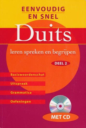 Eenvoudig en snel Duits leren spreken en begrijpen Deel 2, Verzenden, Zo goed als nieuw