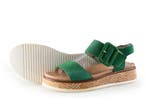 Rieker Sandalen in maat 37 Groen, Verzenden, Sandalen of Muiltjes, Zo goed als nieuw, Groen