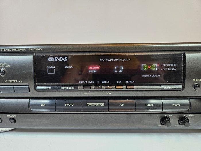Technics - SA-EX310 Solid state stereo receiver, Audio, Tv en Foto, Radio's