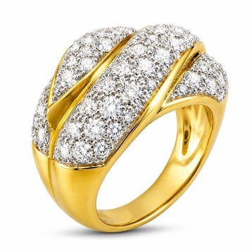 Ring - 18 karaat Geel goud, Exclusieve 18-karaats geelgouden, Nieuw