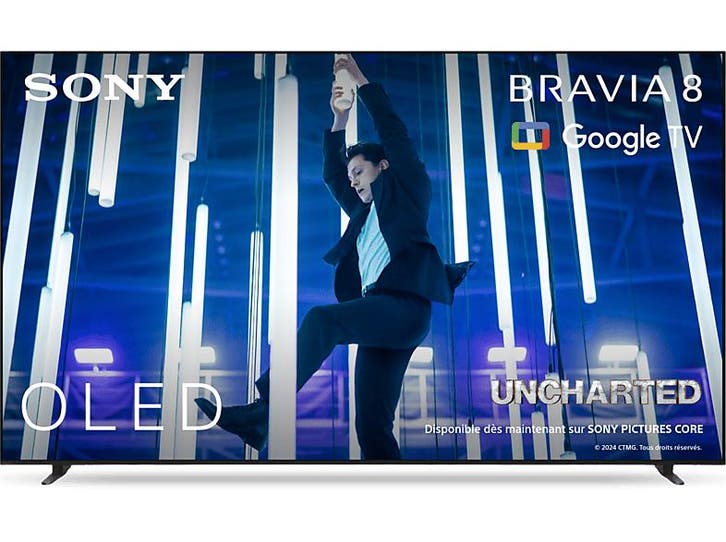 Sony -  55 Bravia 8 - 4k Oled 2024 - Zwart, TV, Hi-fi & Vidéo, Télévisions, Envoi