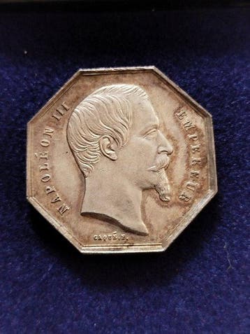 Frankrijk. Jeton en argent Napoléon III. Notaires de