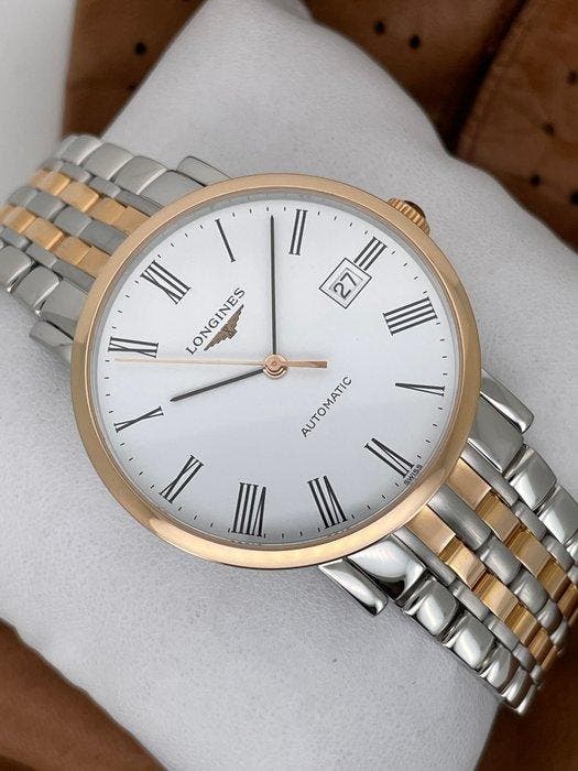 Longines - Elegance Automatic 18K Gold/Steel - L4.810.5.11.7, Bijoux, Sacs & Beauté, Montres | Hommes