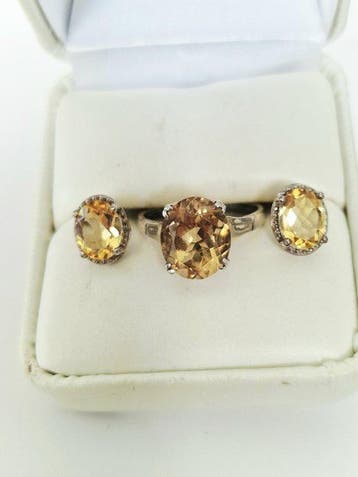 Sans prix de réserve - Ensemble de bijoux 2 pièces Argent