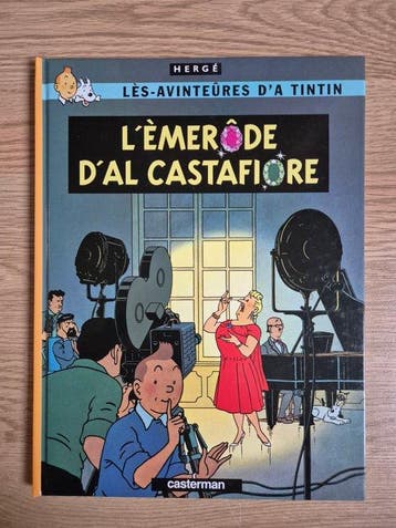 Tintin - Les Bijoux de la Castafiore en patois - 3 Album -, Boeken