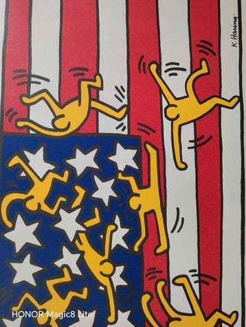 Keith Haring - NouvellesImages S.A. - Keith Haring 1997 Flag