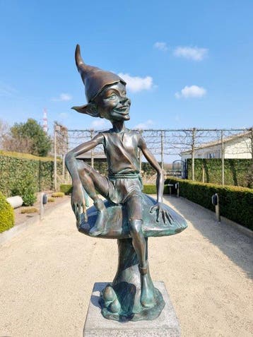 Sculpture, Laaf - Tuinkabouter - 77 cm - Bronze