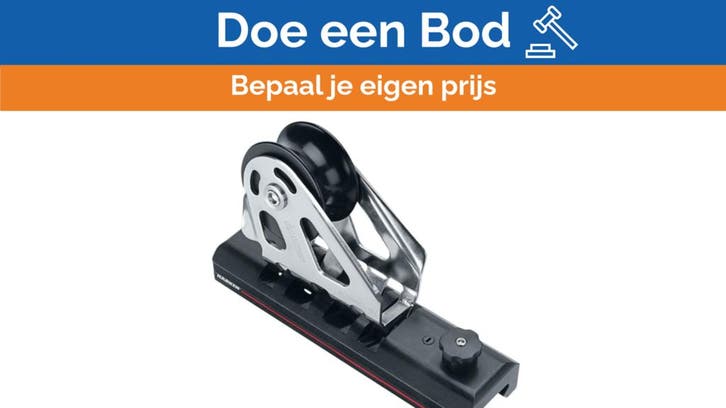 Bieden: Harken 32 mm Big Boat High-Load Pinstop Genua Slide, Watersport en Boten, Zeilen en Zeiltoebehoren, Ophalen of Verzenden