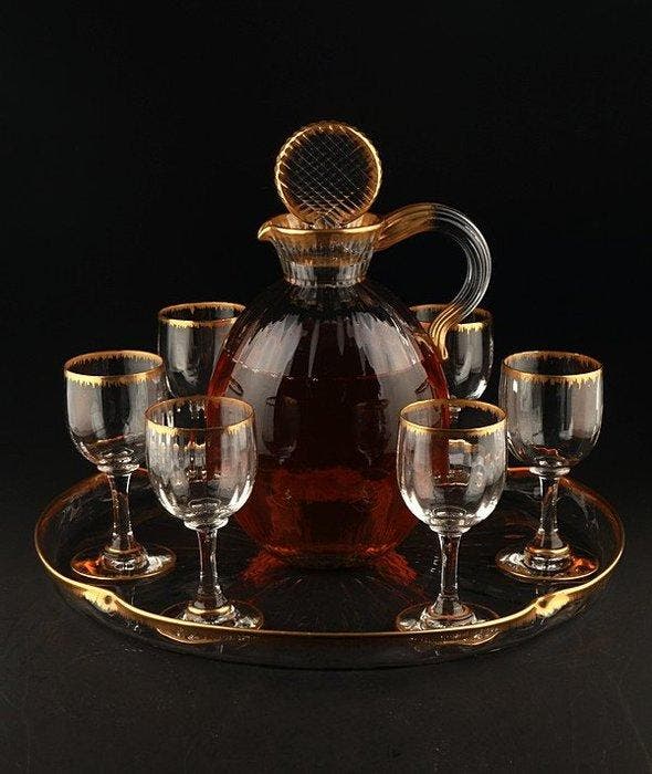 Daum - Karaf - Ducal - Glas, Antiek en Kunst, Kunst | Designobjecten