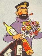 Tintin - 1 postal - Carte festive n°9 (Années 60)