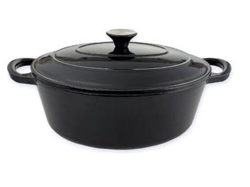 Veiling - Le Bergier - Gietijzeren Braadpan - Zwart - 4,3L -