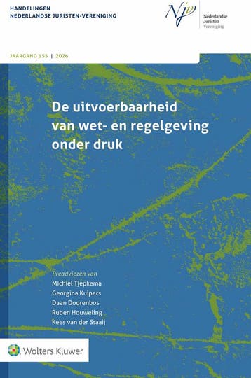 De uitvoerbaarheid van wet- en regelgeving onder druk, Livres, Livres Autre, Verzenden