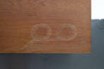 Dressoir - Teakhoutfineer, Metaal - mid century modern