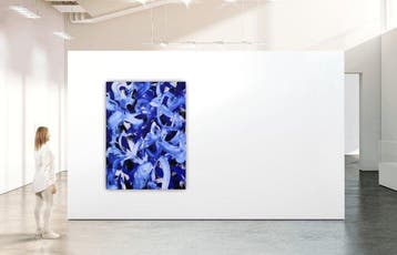 Étienne Pixa - Rythms 1A.9.A - Large abstract painting