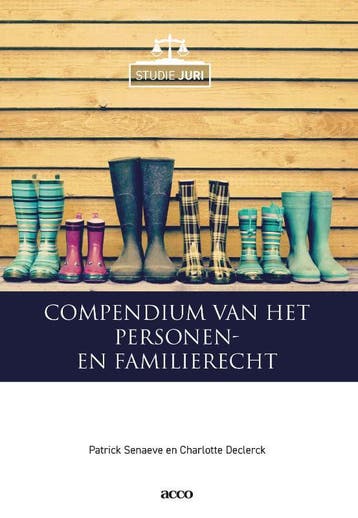 Compendium personen- en familierecht 9789464148480, Boeken, Verzenden, Zo goed als nieuw, Patrick Senaeve