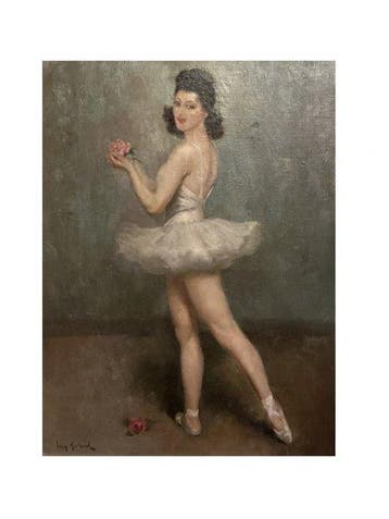 Lèon Laurent Galand (1872-1960), Attribué(e) à - Ballerina