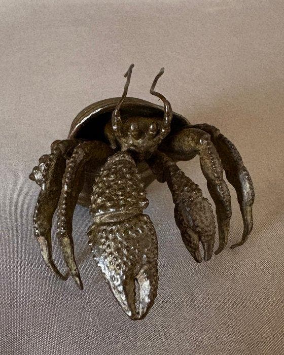 Yadokari - sculptuur Brons - Japan (Zonder minimumprijs), Antiquités & Art, Antiquités | Autres Antiquités