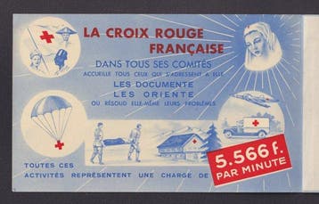 France 1952 - Carnet Croix Rouge, N° 2001, timbres Neufs**,