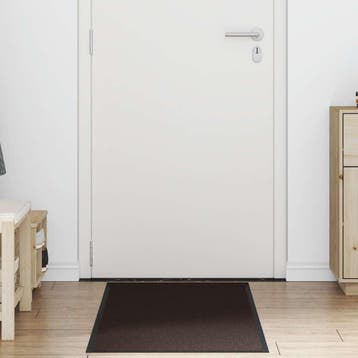 vidaXL Deurmat 60x180 cm bruin, Verzenden, Nieuw