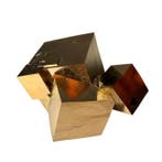 Wonderen - ongelooflijk stralende pyriet Kristalcluster -