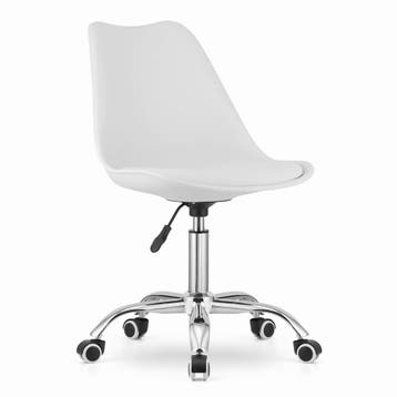 ALBA Burostoel Wit - Compact design | -46% Retour Deal |..., Verzenden, Wit, Zo goed als nieuw, Bureaustoel