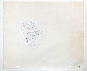 PRINGLES : Originele vintage reclame-animatietekening -